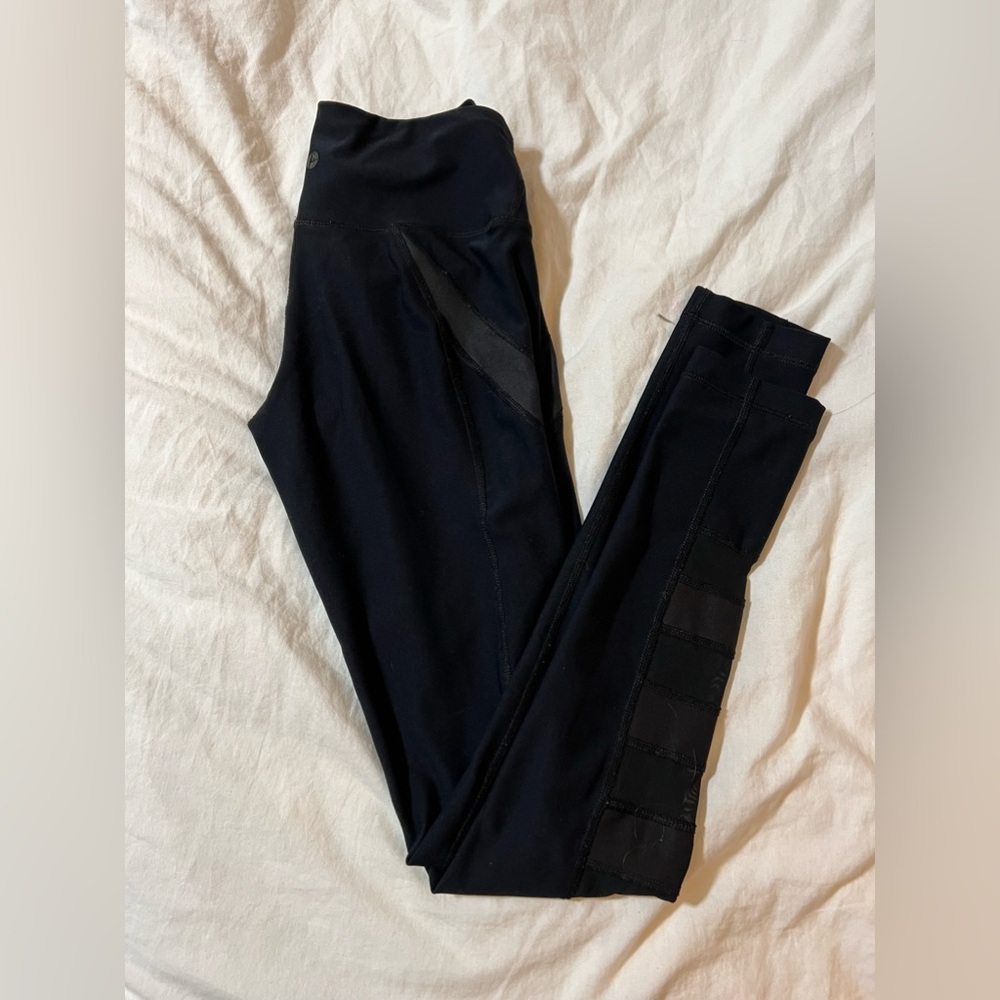 90 Degrees Black Funky Leggings